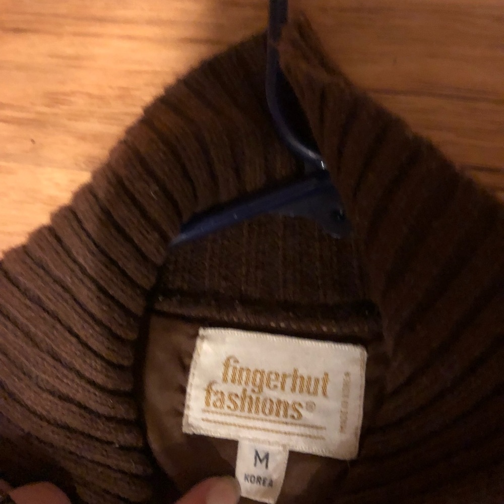 brown thick jacket - Picture 5 of 6
